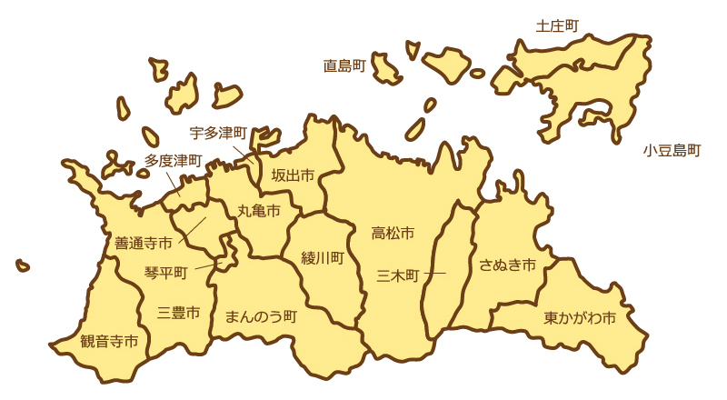 香川県全域マップ（スマホ用）